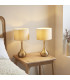 Piccadilly - Twin Pack - Table Lamp Soft Brass Taupe-2