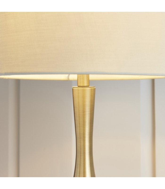 Piccadilly - Twin Pack - Table Lamp Soft Brass Taupe-5