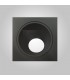 Recessed Downlight Square, 1 x GU10 (Max 12W), Matt Black - 3