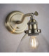 Hansen - Twin Pack - Dome Wall Lamp Antique Brass Clear Glass-4