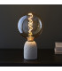 Spiral E27 Bulb Amber Glass-2