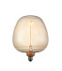 Swirl E27 Bulb Amber Glass-1