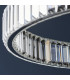 Laguna Pendant Light Chrome Clear Crystal-7