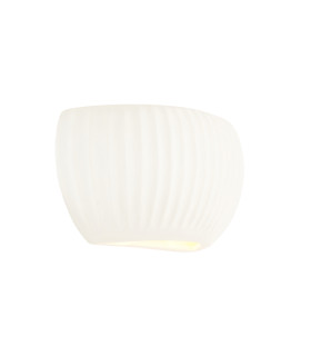 Witham Plaster Wall Lamp Unglazed Ceramic-1