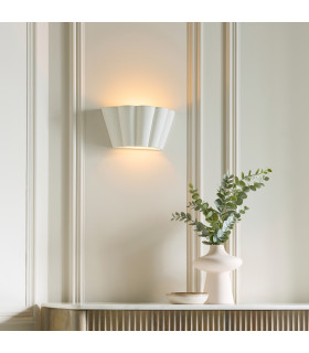 Babylon Plaster Wall Lamp Unglazed Ceramic-2
