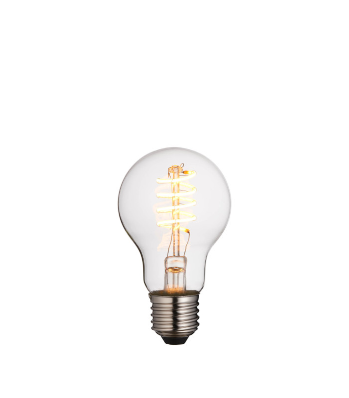 Spiral GLS E27 Bulb Clear Glass-1