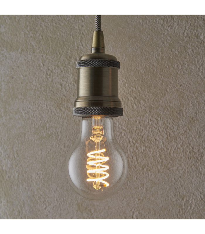 Spiral GLS E27 Bulb Clear Glass-2