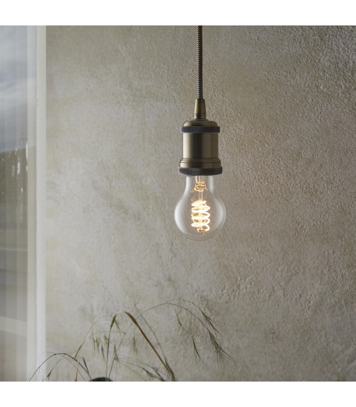 Spiral GLS E27 Bulb Clear Glass-3