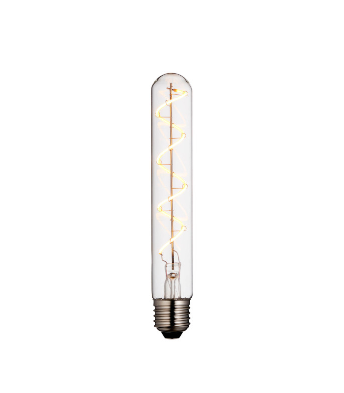 Spiral Tubular E27 Bulb Clear Glass-1