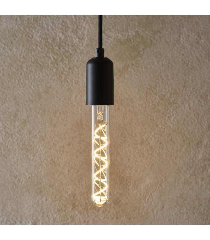 Spiral Tubular E27 Bulb Clear Glass-2