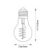 Spiral GLS E27 Bulb Clear Glass-9