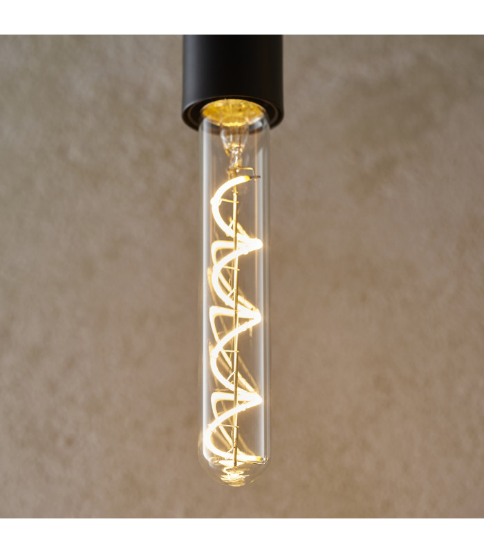 Spiral Tubular E27 Bulb Clear Glass-4