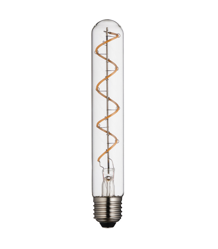 Spiral Tubular E27 Bulb Clear Glass-7