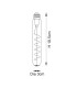 Spiral Tubular E27 Bulb Clear Glass-8
