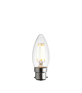 B22 LED filament candle Bulb Clear Glass-1