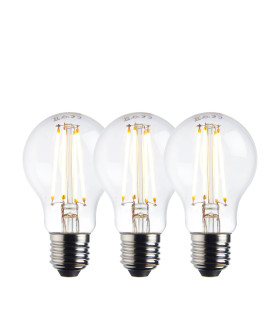 E27 LED Filament GLS - 3 pack E27 Bulb Clear Glass-1