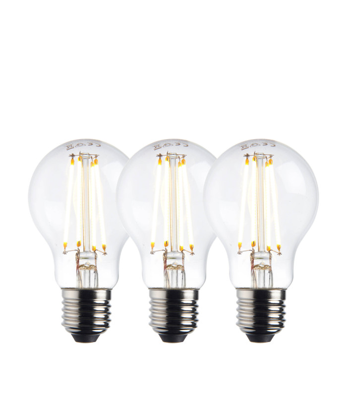 E27 LED Filament GLS - 3 pack E27 Bulb Clear Glass-1