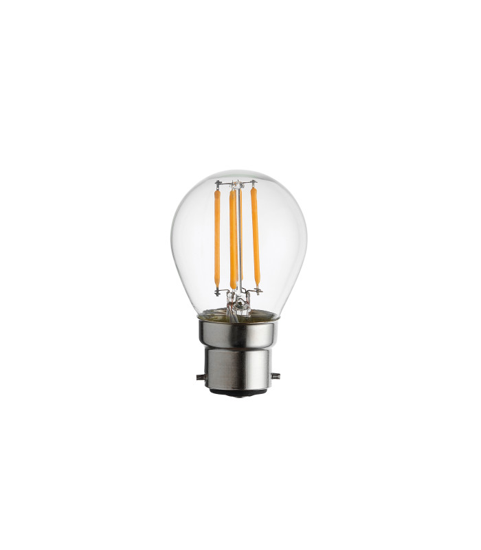 B22 LED filament golf Bulb Clear Glass-2