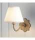 Anvil Curve & Ivy 16cm Wall Lamp Antique Brass Vintage White-2