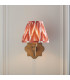 Anvil Curve & Zigzag 16cm Wall Lamp Antique Brass Apricot Orange-3