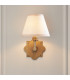Anvil Angle & Ivy 16cm Wall Lamp Antique Brass Vintage White-3