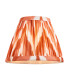 Anvil Curve & Zigzag 16cm Wall Lamp Antique Brass Apricot Orange-8
