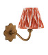Anvil Curve & Zigzag 16cm Wall Lamp Antique Brass Apricot Orange-9