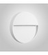 Flush Wall Lamp Small Round, 3W LED, 3000K, 155lm, IP54, Sand White - 3