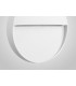 Flush Wall Lamp Small Round, 3W LED, 3000K, 155lm, IP54, Sand White - 6