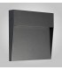 Flush Wall Lamp Large Square, 6W LED, 3000K, 266lm, IP54, Anthracite - 3
