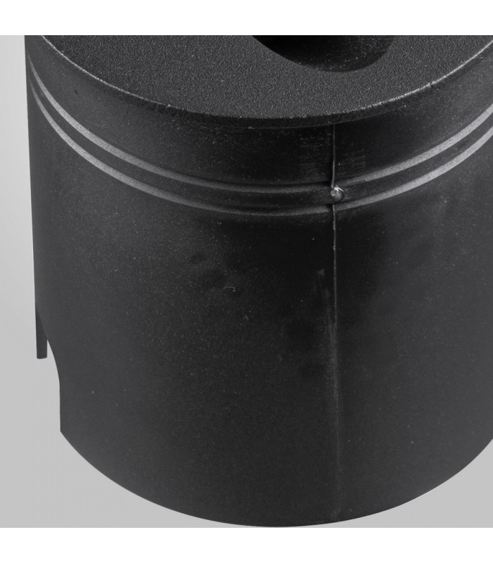 Recessed Wall Lamp Round Angle, 3W LED, 3000K, 210lm, IP65, Sand Black, Driver Included - 6