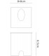 Recessed Wall Lamp Square Angled, 3W LED, 3000K, 210lm, IP65, Sand Black, Driver Included - 2