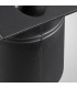 Recessed Wall Lamp Square Angled, 3W LED, 3000K, 210lm, IP65, Sand Black, Driver Included - 6