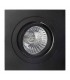 GU10 Swivel Recessed Downlight 9.2cm Square, 1 x GU10 Max 50W, Sand Black - 1