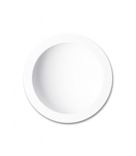 LED Recessed Downlight 30cm Round 30W, 3000K, 2550lm, Matt White, Driver Included - 1