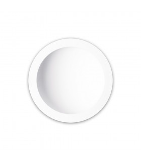 LED Recessed Downlight 30cm Round 30W, 4000K, 2600lm, Matt White, Driver Included - 1