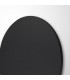 LED Wall Light 18cm Round 8W, 3000K, 1080lm, Matt Black - 4