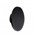 LED Wall Light 27cm Round 16W, 3000K, 1350lm, Matt Black - 1