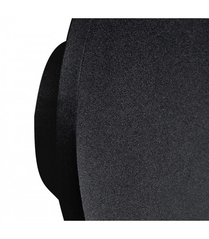 LED Wall Light 27cm Round 16W, 3000K, 1350lm, Matt Black - 5