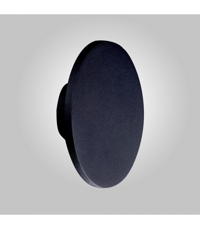 LED Ceiling, Wall Light 38cm Round 30W, 3000K, 2400lm, Matt Black - 3