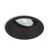 9.6cm Round Recessed Downlight GU10, Matt Black - 1