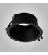 9.6cm Round Recessed Downlight GU10, Matt Black - 3