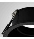 9.6cm Round Recessed Downlight GU10, Matt Black - 4