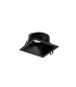 9.2cm Square Recessed Downlight GU10, Matt Black - 1