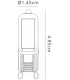 LED G9 230V 2.5W Warm White 3000K 220lm, Glass Body, Colour-Box (1, 1) - 2