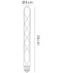 LED 30cm T30 Vintage E27, 7W Extra Warn White 2400K Amber Finish - 2