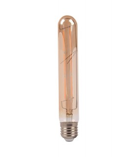 LED 18.5cm T30 Vintage E27, 6W Extra Warn White 2400K Amber Finish - 1