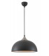 Dome Ceiling Pendant, 1 x E27, Sand Black, Satin Nickel - 1