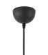 Dome Ceiling Pendant, 1 x E27, Sand Black, Satin Nickel - 5