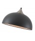 Dome Ceiling Pendant, 1 x E27, Sand Black, Satin Nickel - 6